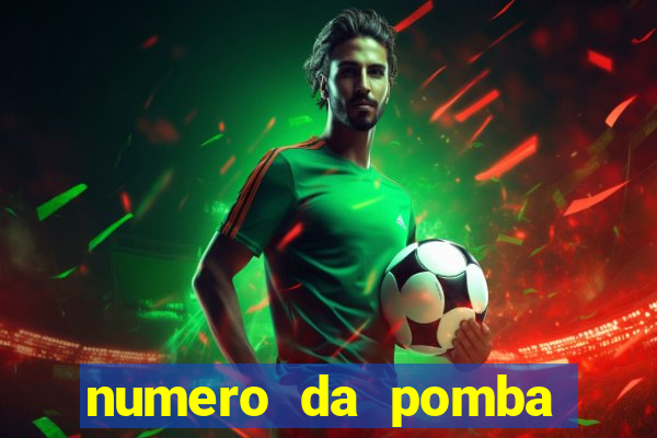 numero da pomba jogo do bicho